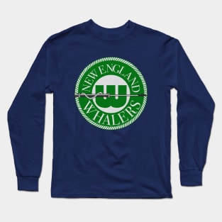 Defunct New England Whalers Hockey 1973 Long Sleeve T-Shirt